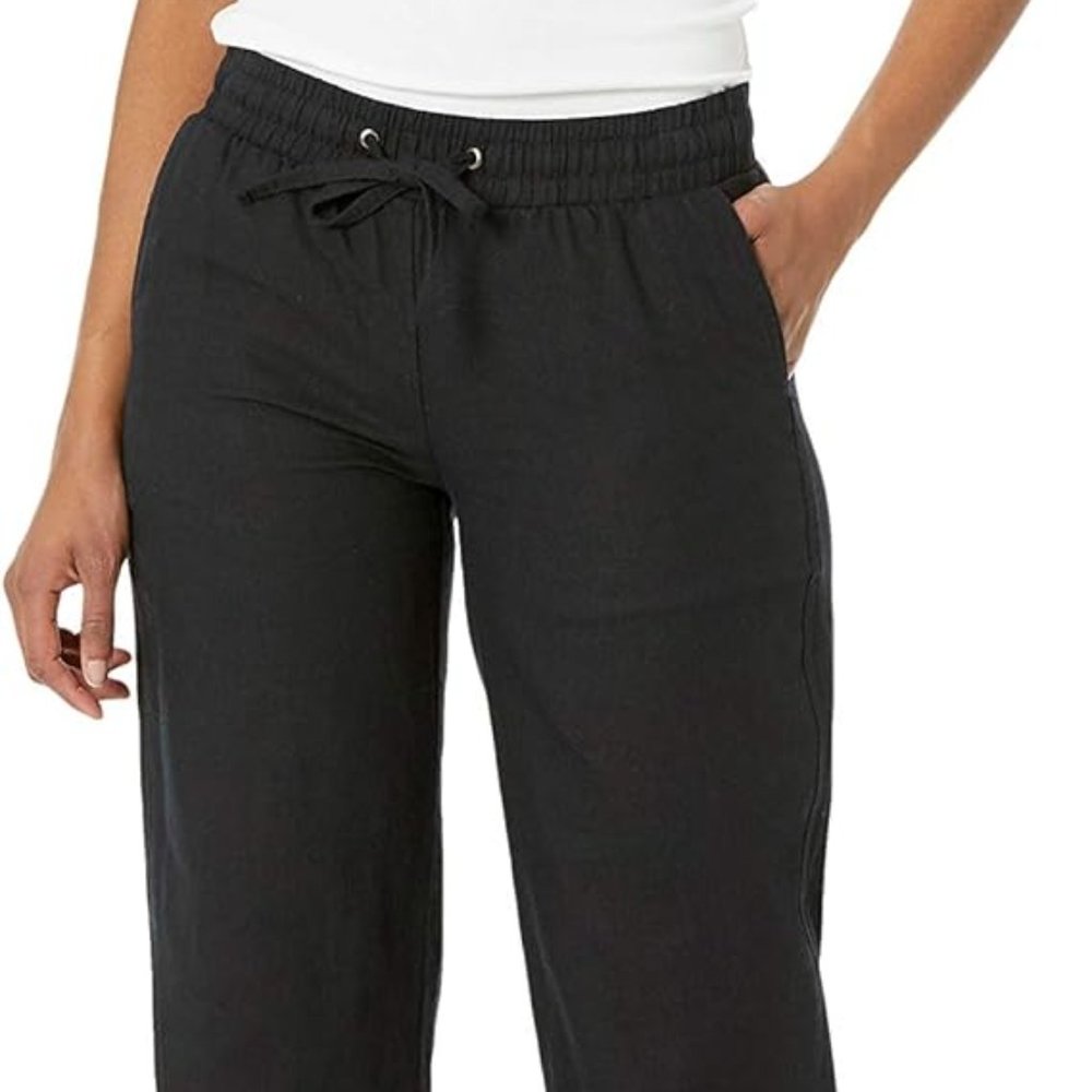 Black Linen Pants Size Small